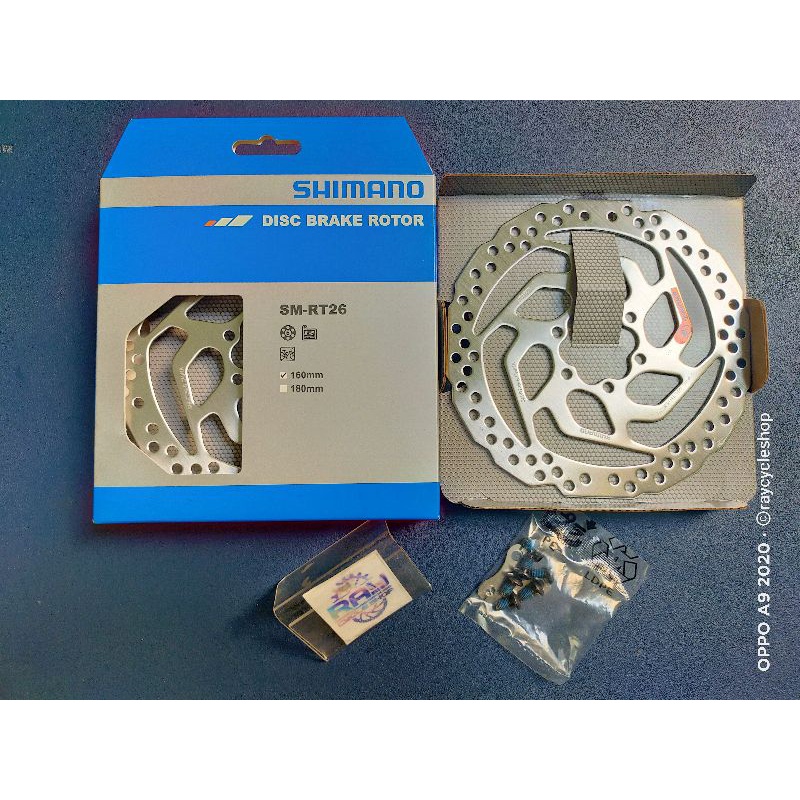 Shimano SM-RT26 Disc Brake Rotor (Pair) | Shopee Philippines