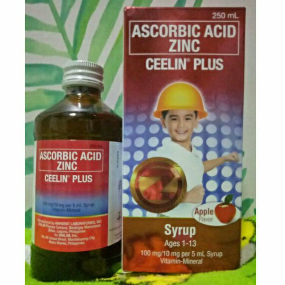 Ceelin® Plus Ascorbic Acid Zinc for Ages 113 Syrup 250mL Shopee