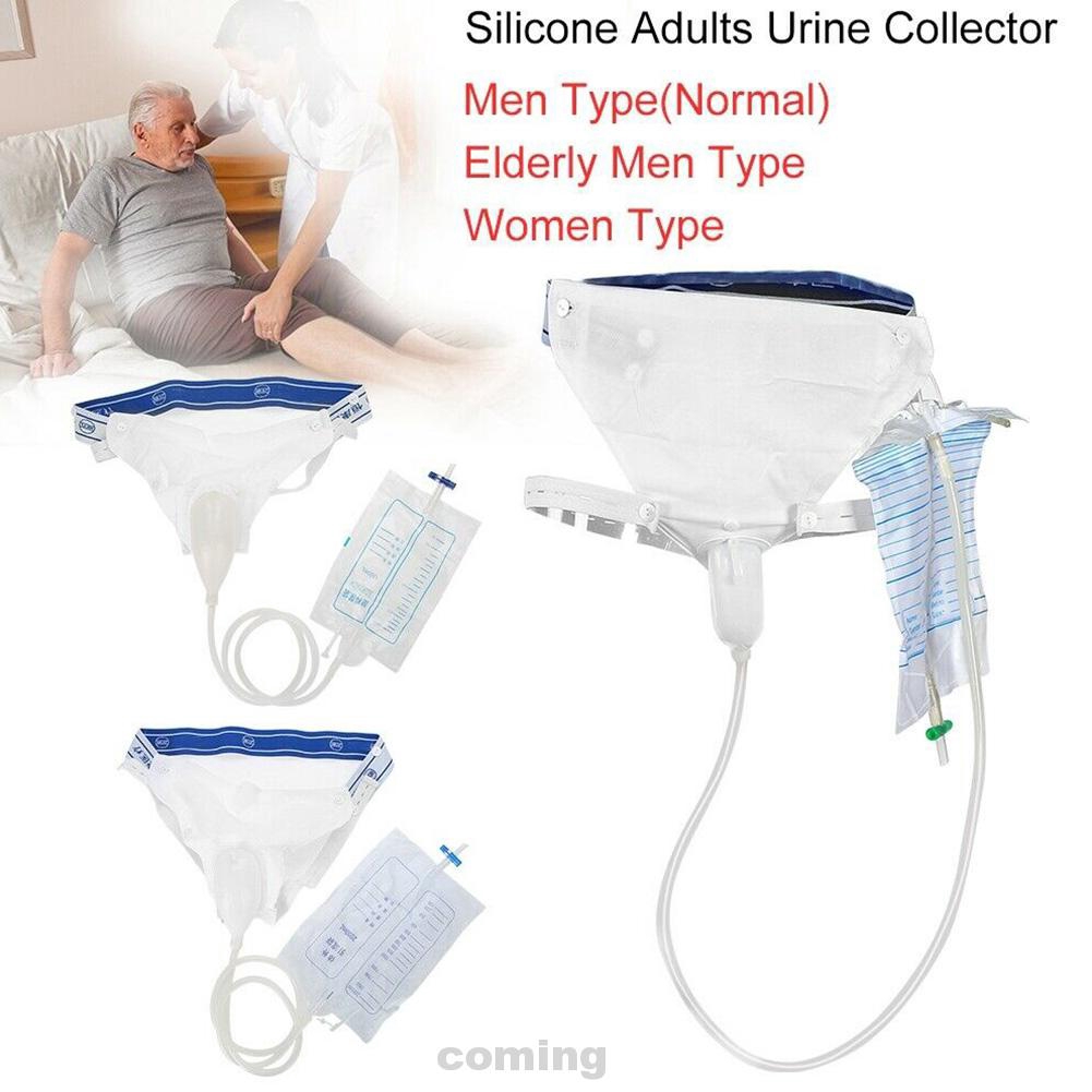 Men Women Safe Elderly Bedridden Incontinence With Catheter Bag Urine ...