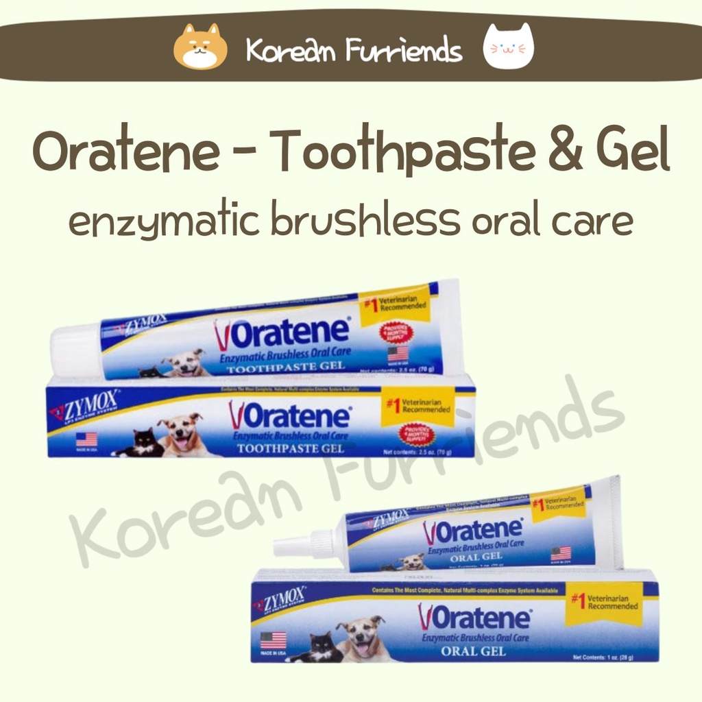 Oratene dog toothpaste sale