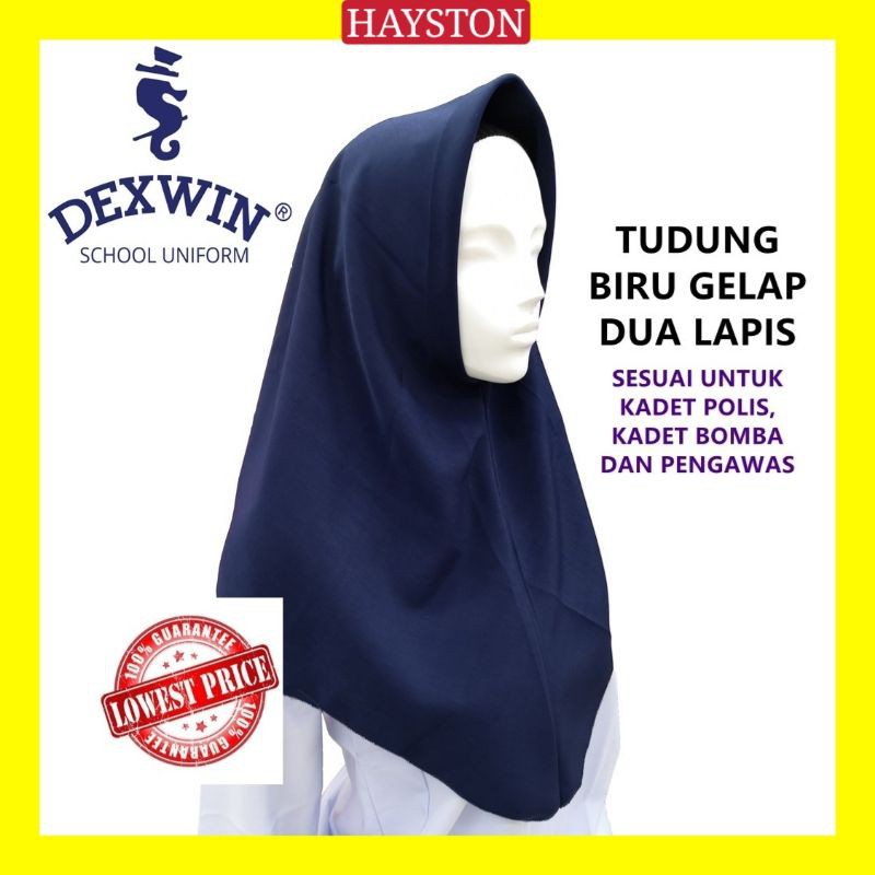 Dexwin School Hood Dark Blue Two Layers Of Slippery Fabric koshibo ...