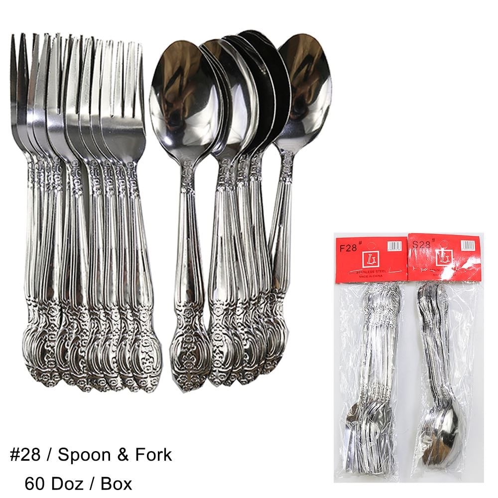 SPOON/FORK STAINLES CUTLERIES 1DOSEN | Shopee Philippines