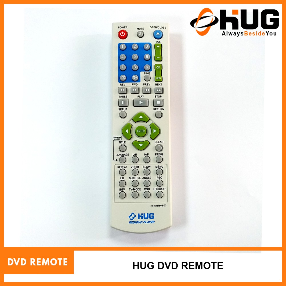 HUG DVD Remote for DVD Series Shopee Philippines