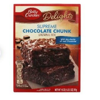 Betty Crocker Delights Supreme Chocolate Chunk Brownie Mix 510g ...