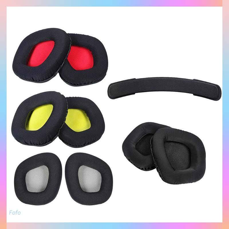Fofo 1Pair Memory Foam Ear Pads Replacement Soft Cushion for Corsair Void RGB Elite Shopee