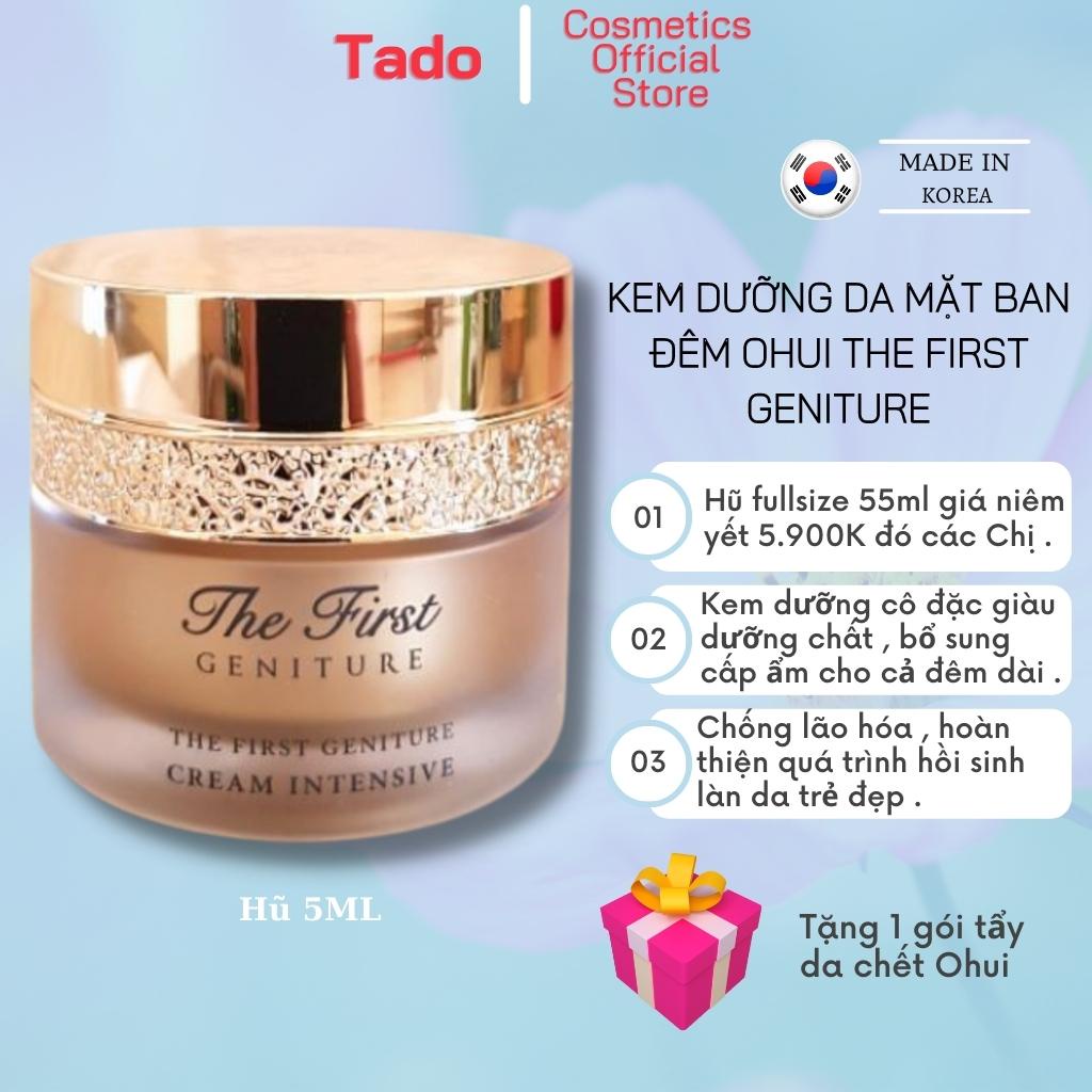 Ohui The First Cream Intensive Night Cream 5ml Antiaging reduces