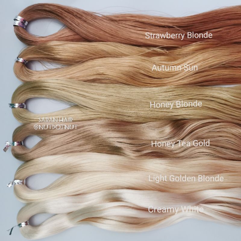 NEW COLORS Saran Doll Hair for Custom Reroot LONG Shopee Philippines