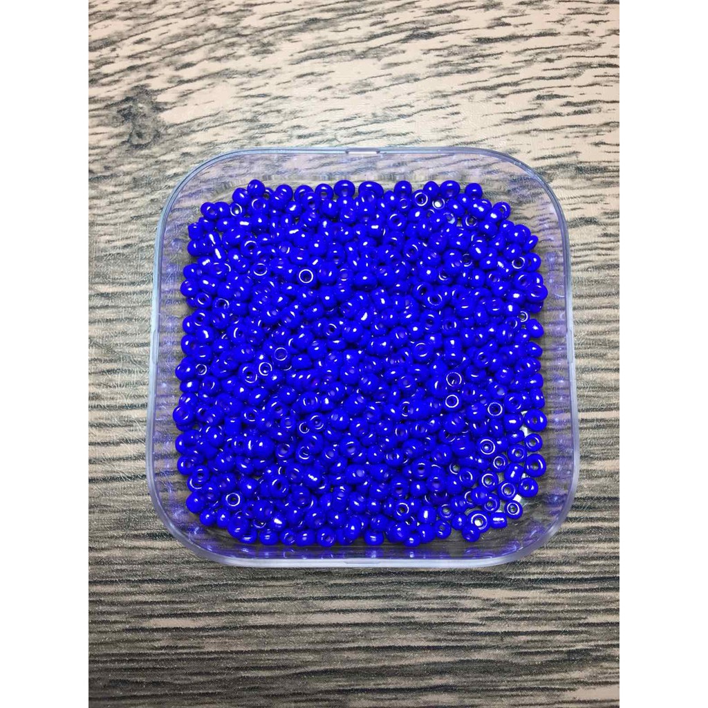 Veeds 730 Pcs (20 grams) 3mm DIY Beads Neon color Glass Seed Bead ...