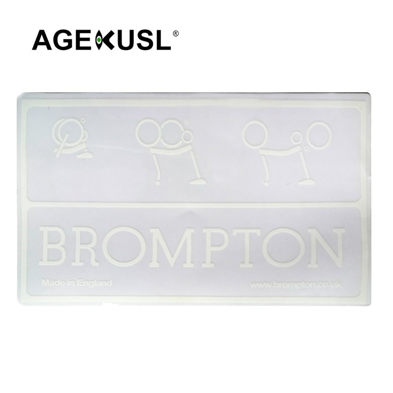 AGEKUSL Bike Frame Sticker Decal For Brompton Folding Bicycle 2013 ...