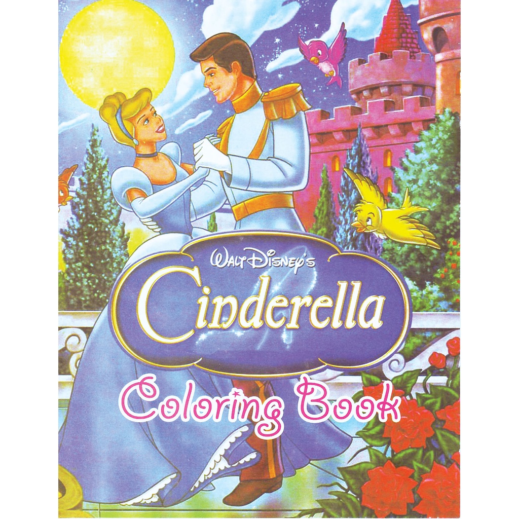 Story Book Coloring Book English Tagalog Cinderella Shopee Philippines 5340