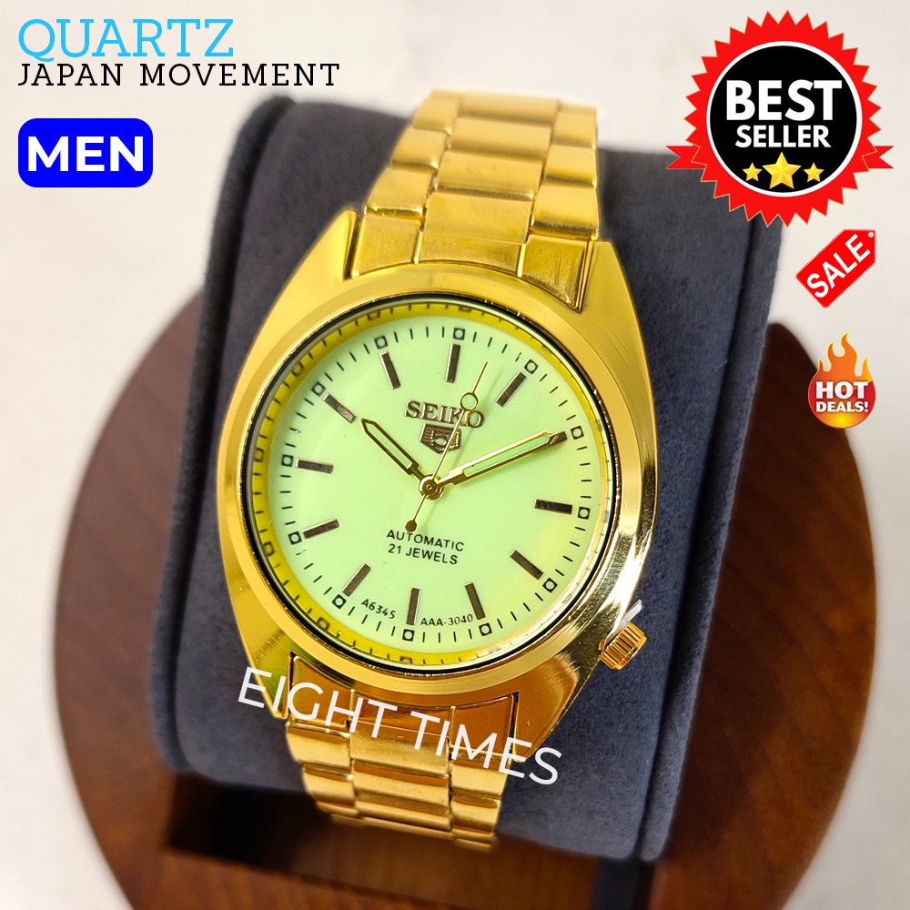 ✚▽♨⚡AFT Seiko 5 21 Jewel AUTOMATIC Japan Movement Waterproof Watch for MEN  | Shopee Philippines