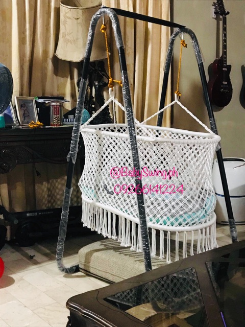 BabySwing.ph LARGE Baby Swing Set Masinsin Pino Baby Duyan