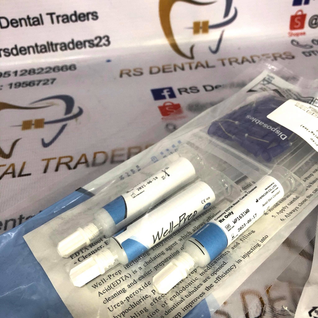 EDTA - Root Canal Preparation Cream - Well Prep by Vericom - Cleanser ...