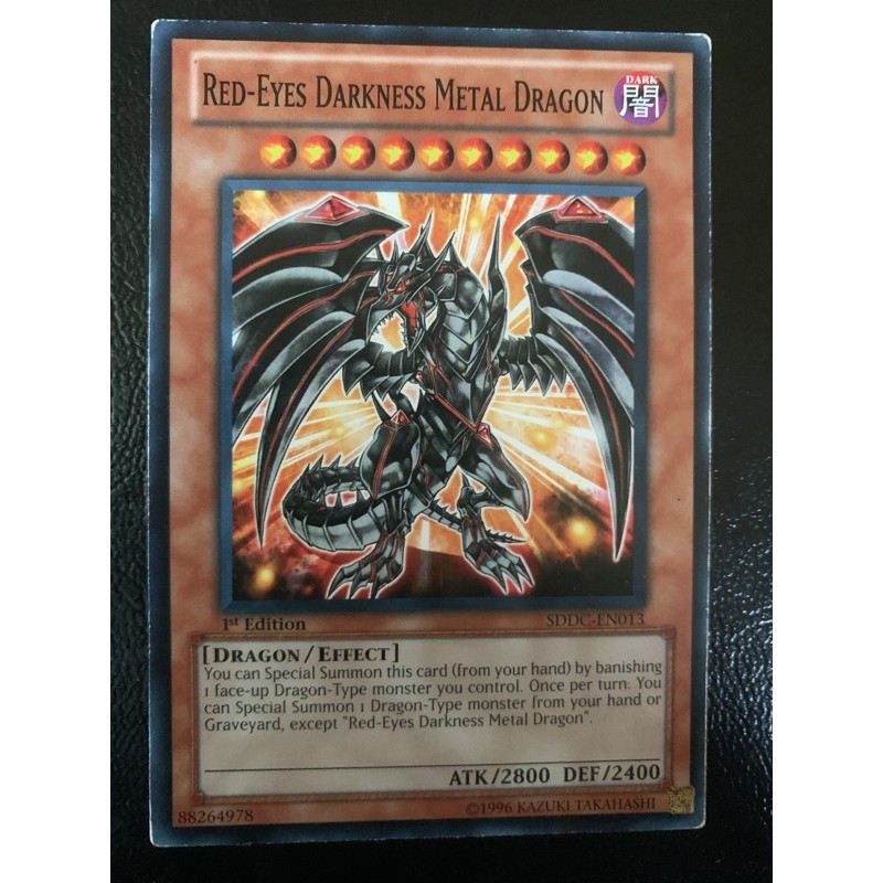 YuGiOh RedEyes Darkness Metal Dragon (TCG) Shopee Philippines
