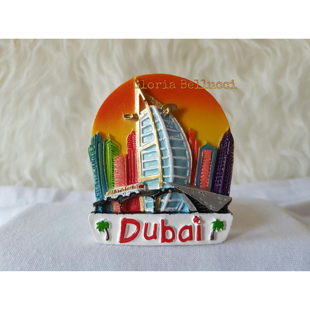 Souvenir By2 Fridge Magnets SAUDI Arabia DUBAI BURJ KHALIFA | Shopee ...