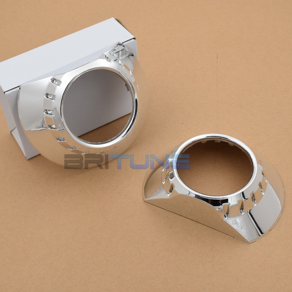 Projector Shrouds For E46 ZKW Headlight Lens Bezel DIY 3.0 Bixenon