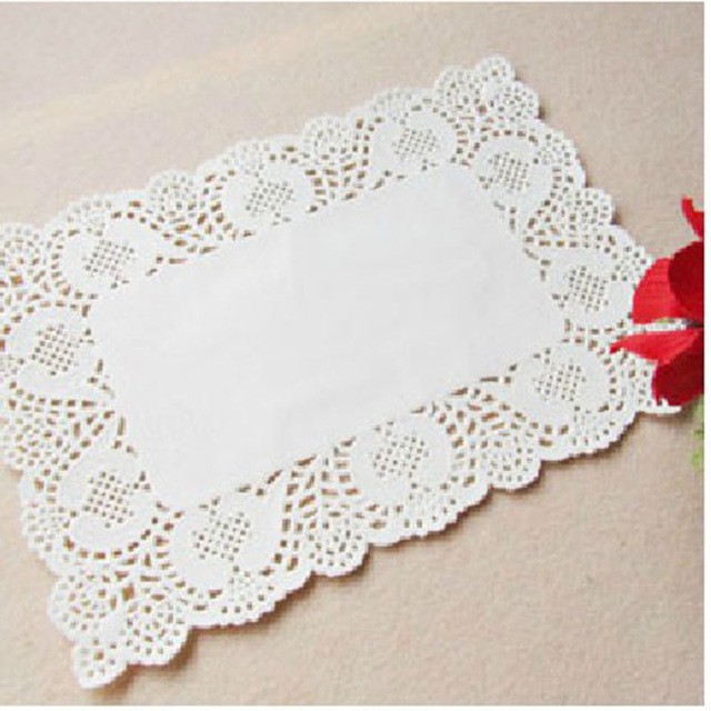Rectangle Paper Doiley (100pcs per pack) | Shopee Philippines