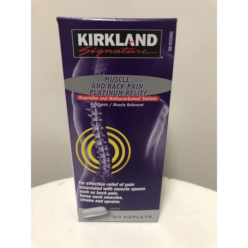 Kirkland Muscle& Back Pain Platinum Relief Analgesic/ Muscle Relaxant back  pain tense neck muscles | Shopee Philippines