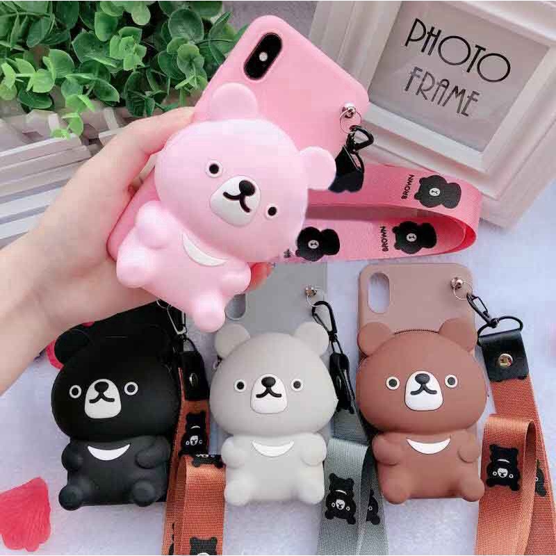 Cute Cartoon Bear Soft Phone Case VIVO V15 V11 Pro V11i V9 V7 Plus