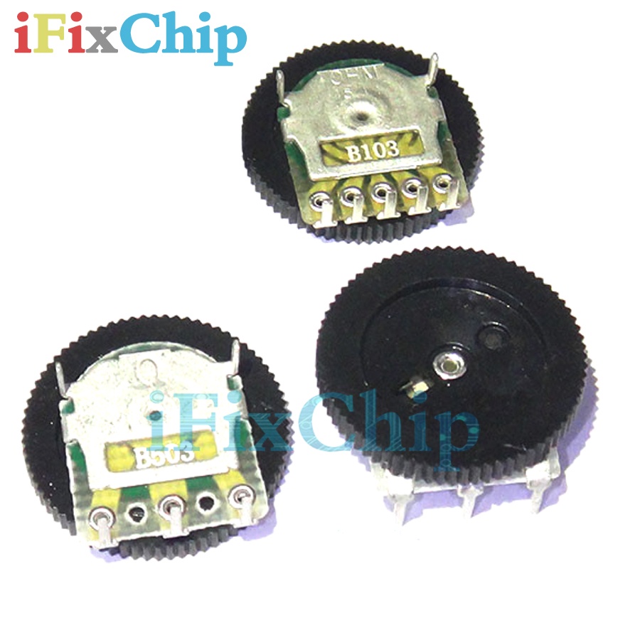 10pcs 新的 Double Gear Tuning Potentiometer B102 B103 B203 B503 B1K B10K ...