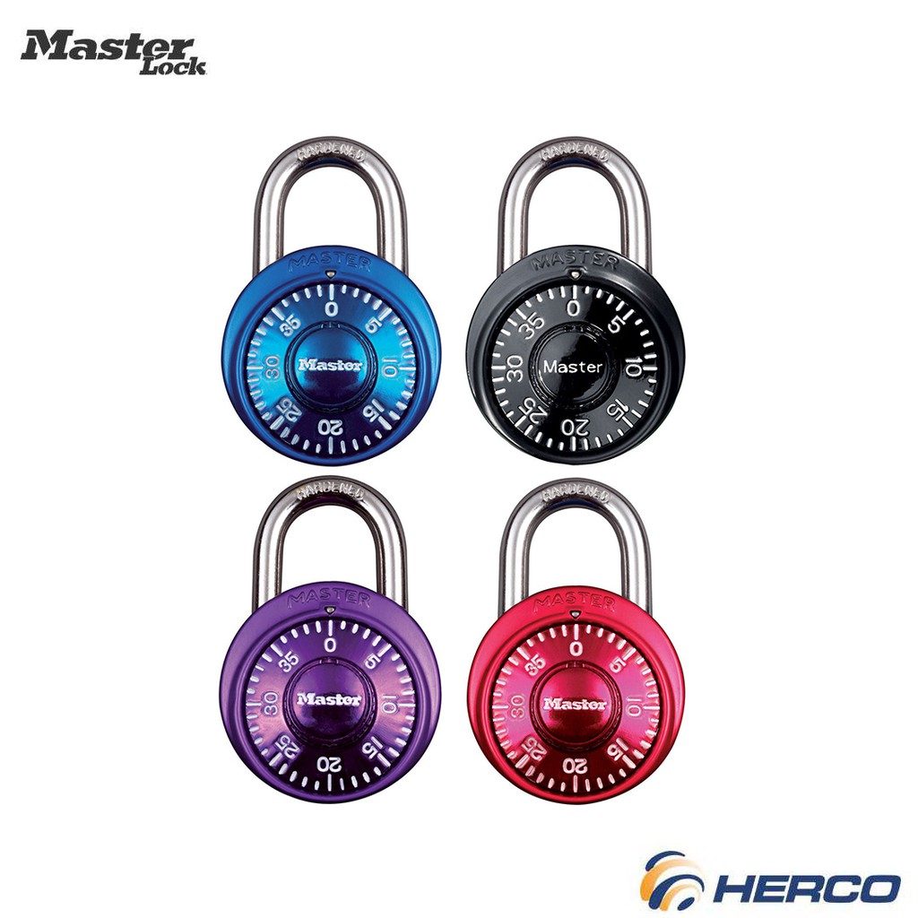 Master Lock 1533EURD Mini Fix Comb. Padlock (Assorted Colors) | Shopee ...