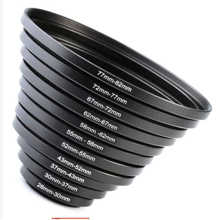 BIZOE Adapter Ring Metal Stepping Rings Step Up Ring Set 40.552 40.5