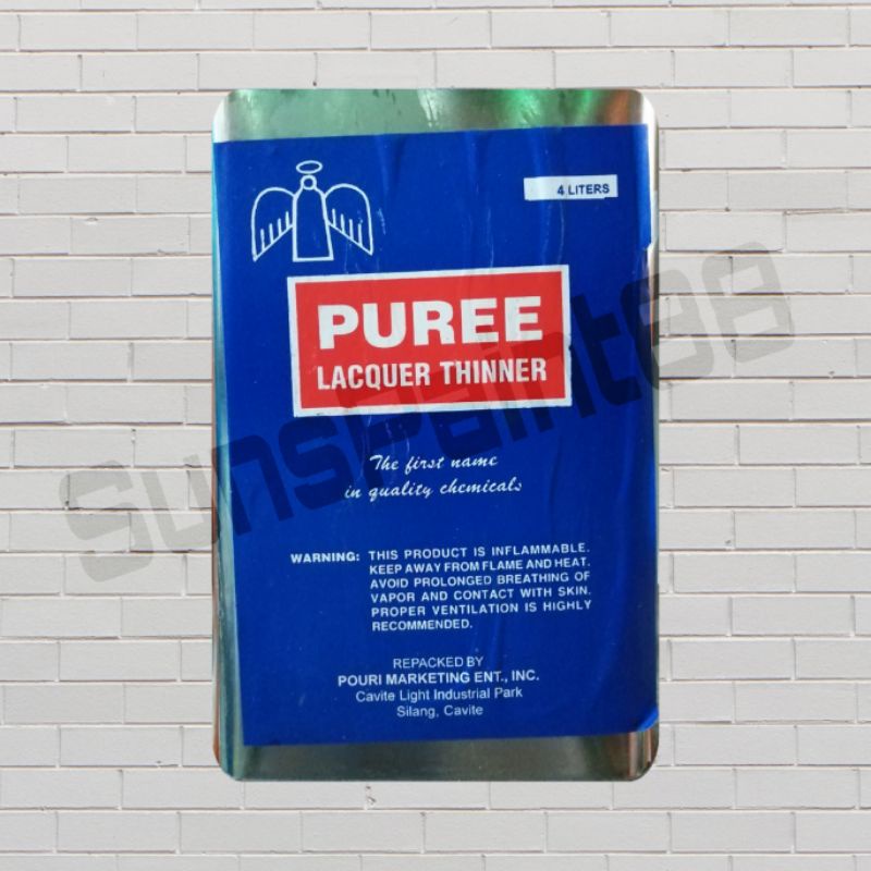 Puree Lacquer Thinner (4L) Shopee Philippines