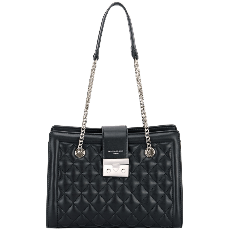 David Jones Paris Tote Shoulder Bag For Woman With Compartment For