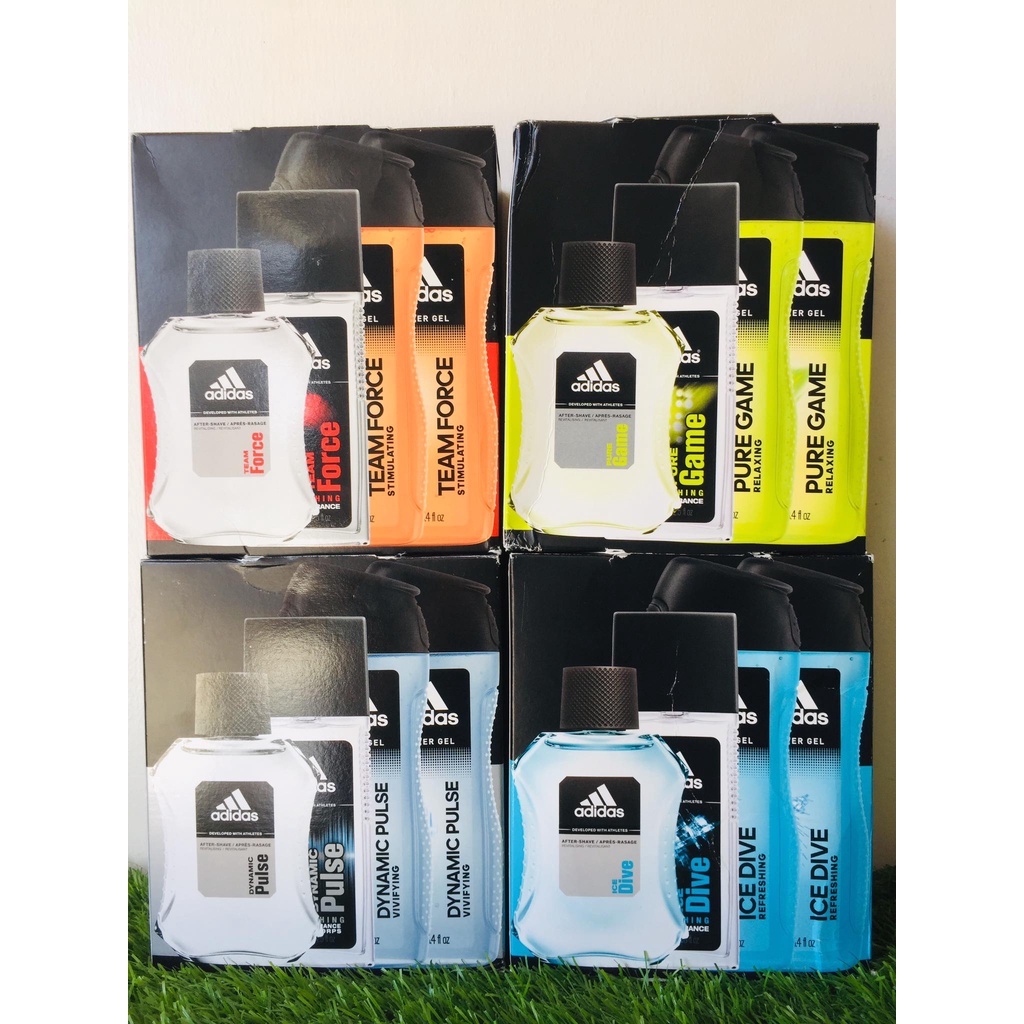 ADIDAS MEN'S FRAGRANCE GIFT SETS (AVAIL IN 4PC SET 2PC SET) Shopee