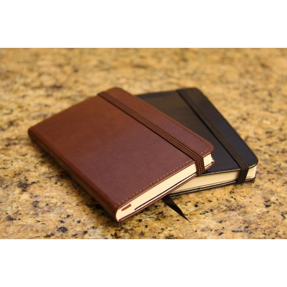 Markings® by C.R. Gibson Brown, Black Bonded Leather Journal Ruled