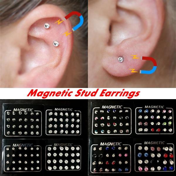 Hot 12pair Simple Ear Studs Set Cute Earrings for