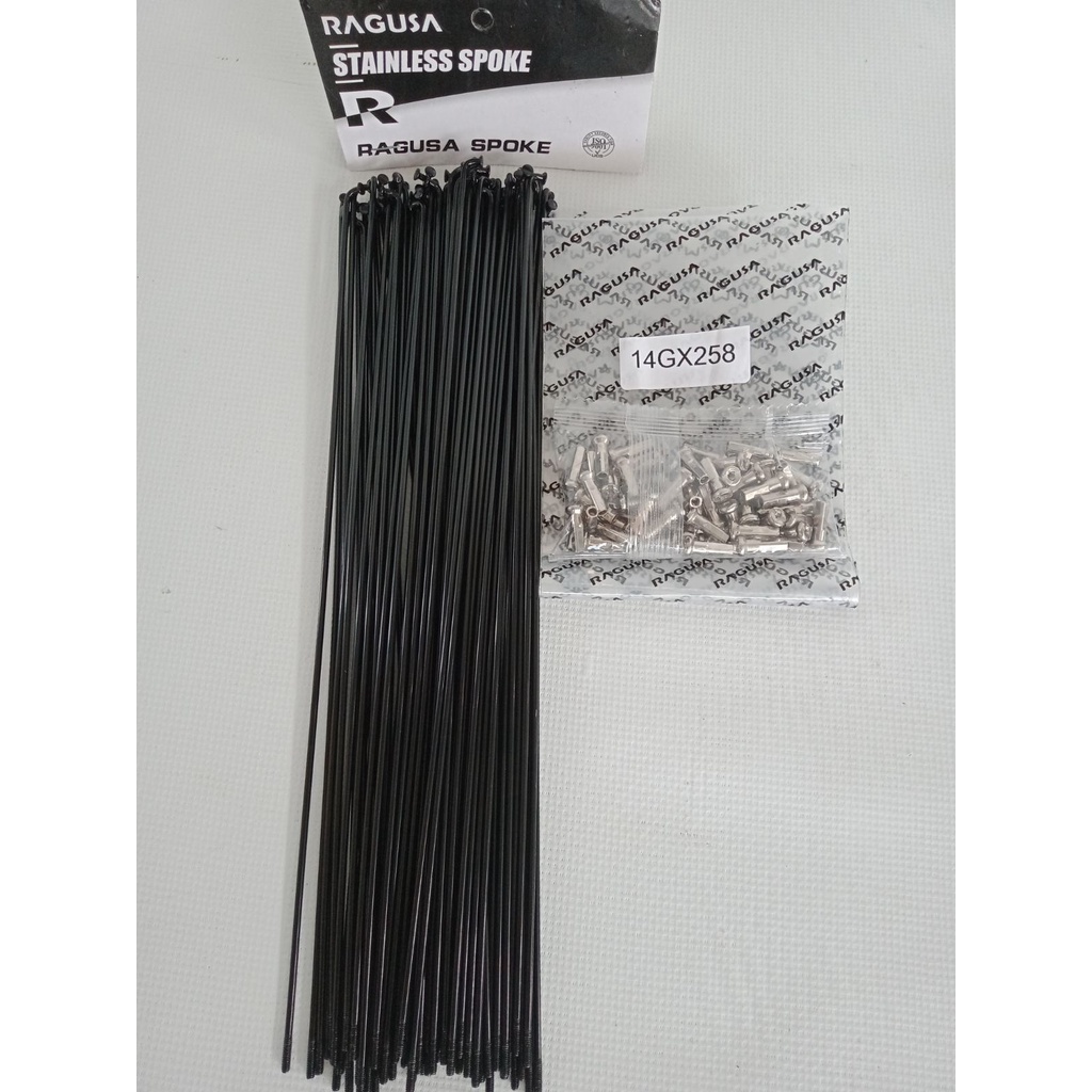 10Pcs 14G Bike Bicycle Stainless Steel Spoke Spokes Nipples 253-29_aa