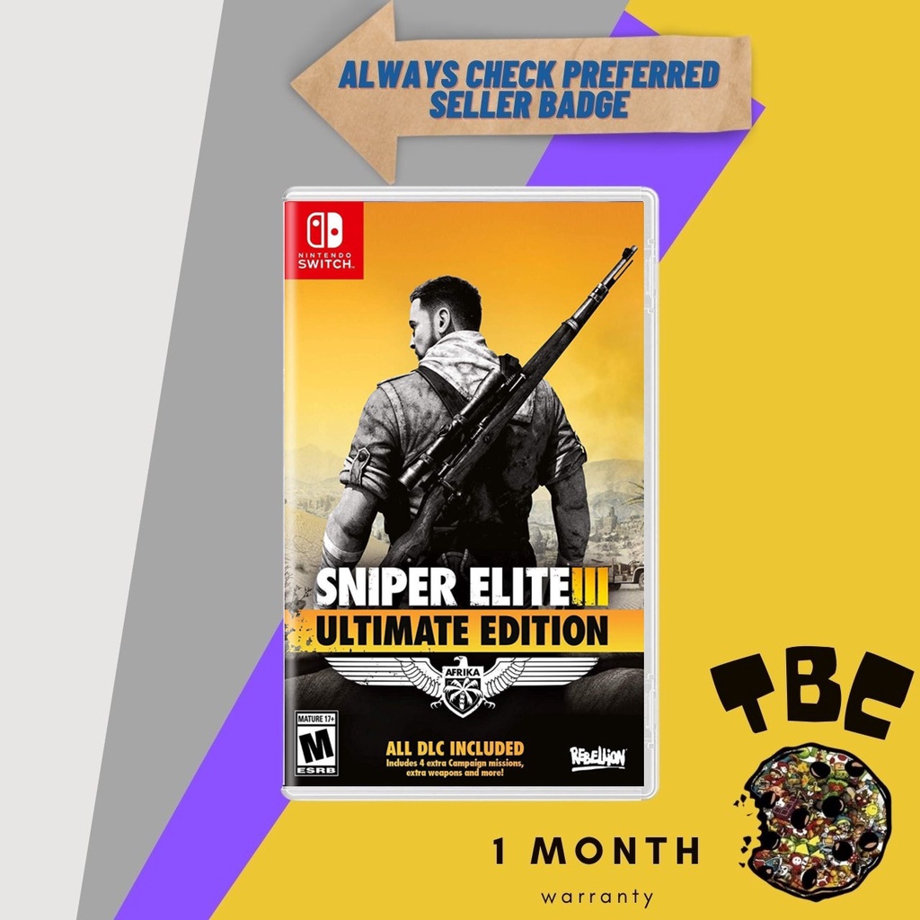 Sniper Elite 3 Ultimate Edition - Nintendo Switch [US] | Shopee Philippines