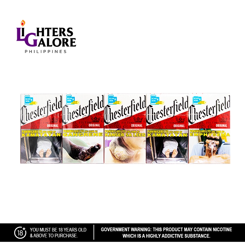 Lighters Galore Chesterfield Original (Ream) Shopee Philippines