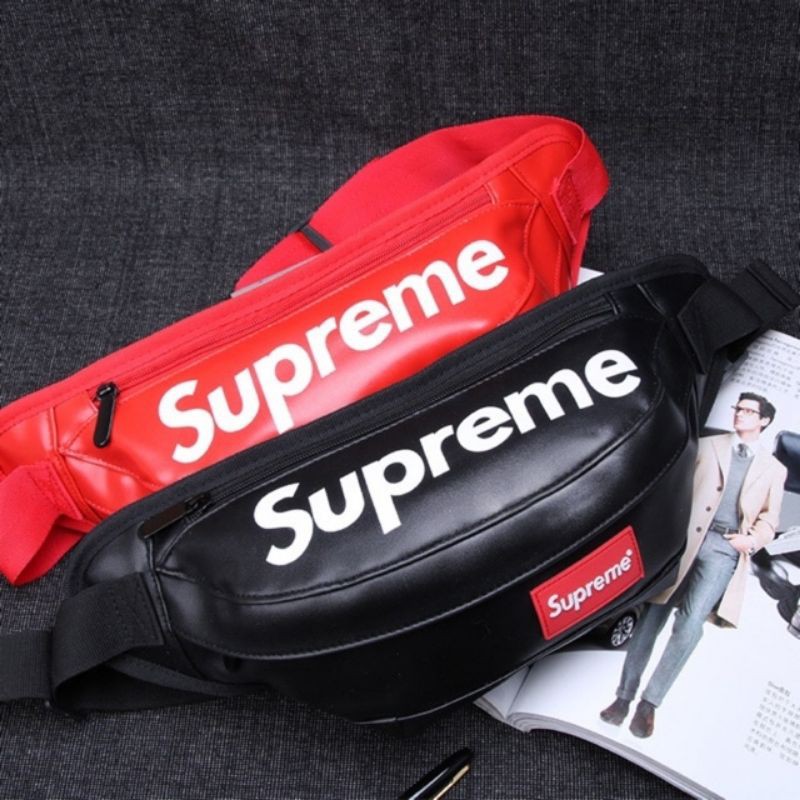 Supreme red camo sling bag #supreme #bag #camo - Depop