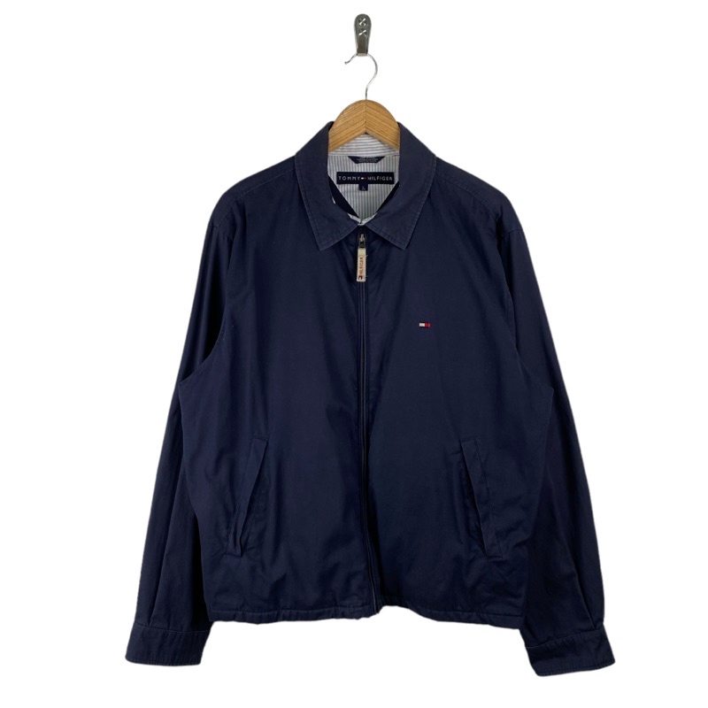 Vintage Tommy Hilfiger Harrington Jacket Dark Blue