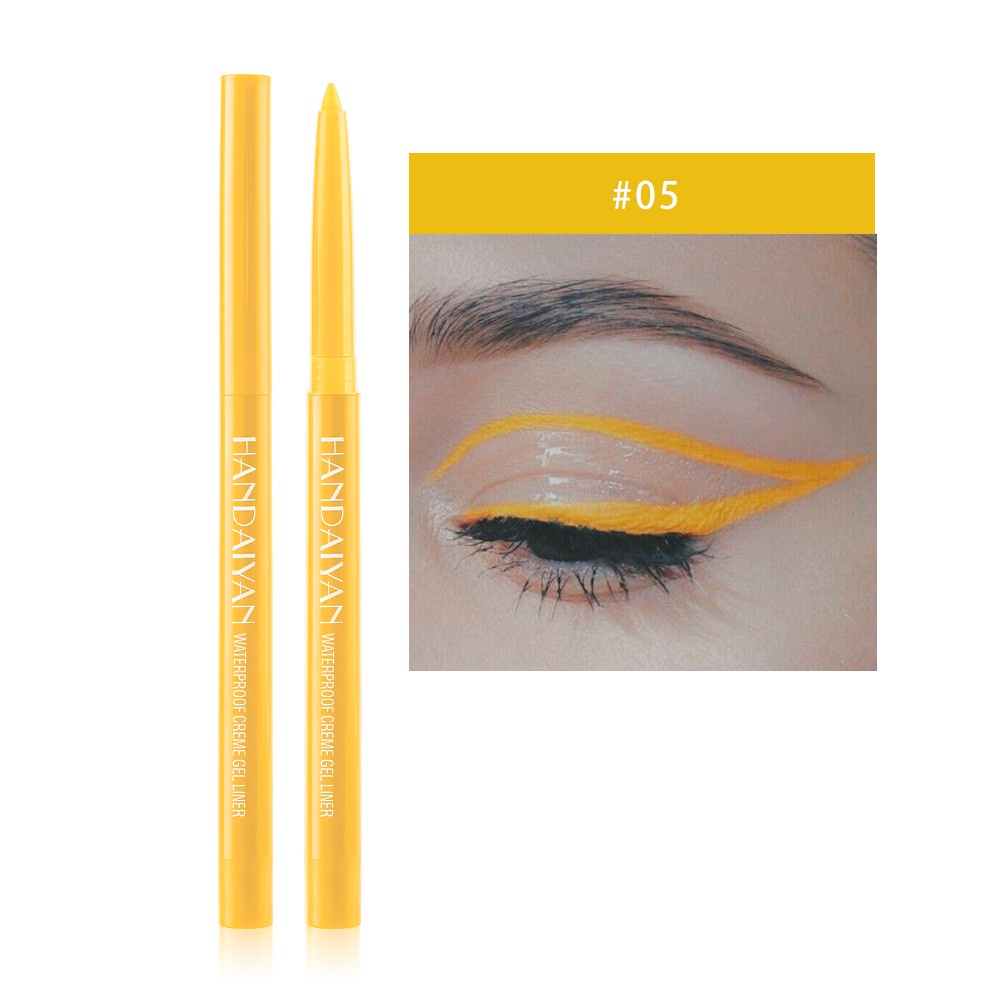 20colors Long Lasting Waterproof Fast Dry Eyeliner Pen Matte Eyeliner Pencil Rotatable Eye Liner 