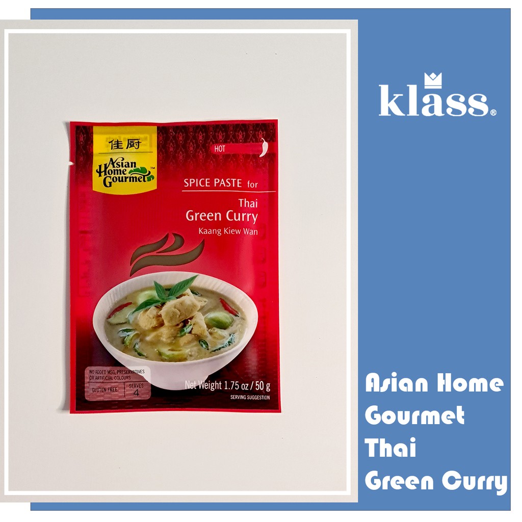 Asian Home Gourmet AHG Thai Green Curry 50g Shopee Philippines