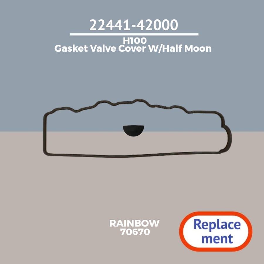 Gasket Valve Cover W/ Half Moon for HYUNDAI H100 [replacement] Part ...