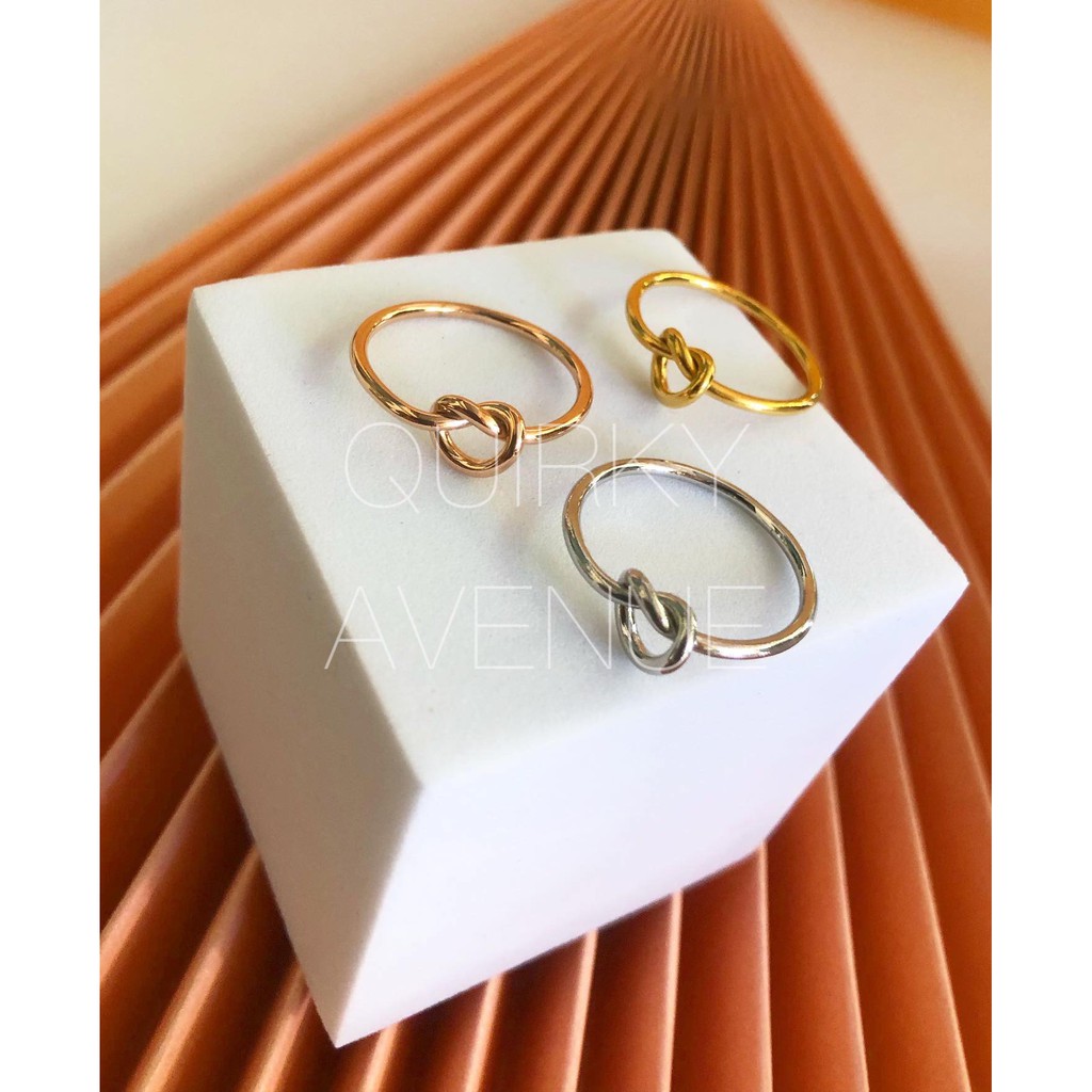 Knot ring store shopee