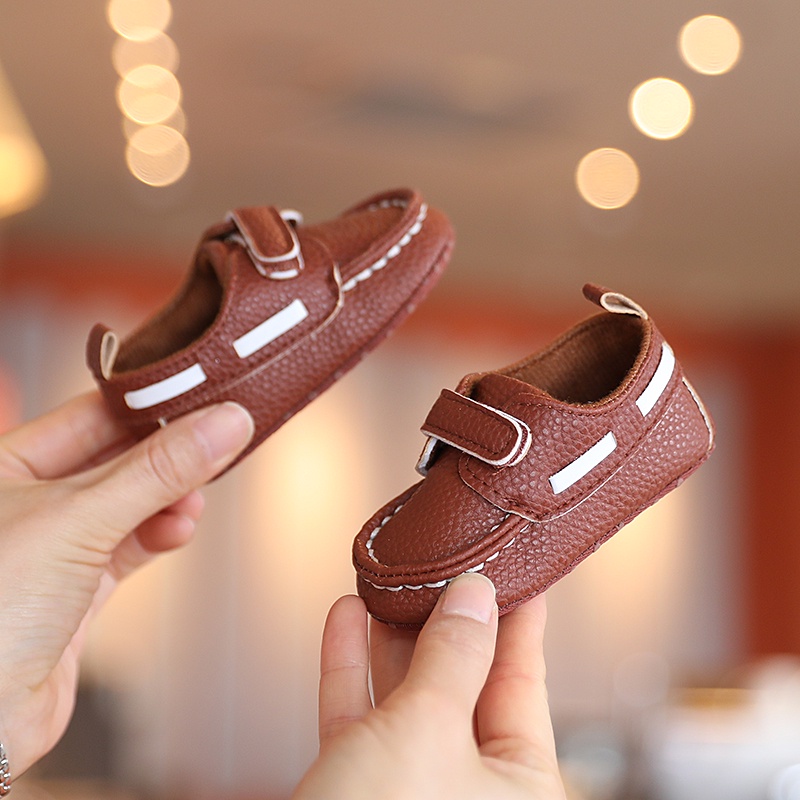 Newborn Baby Boss Boys Formal Shoes Fashion PU Leather Shoe for 1st Birthday Wedding Party Footwear Shopee Philippines