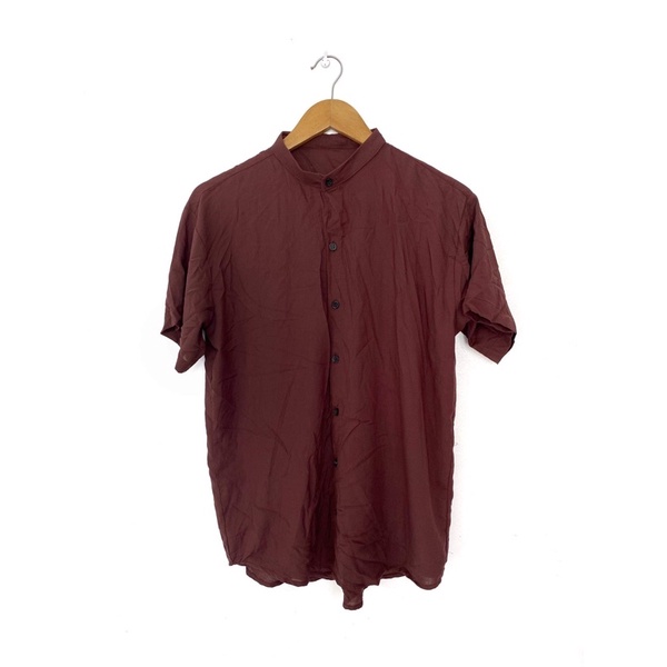 Buttondown Polo Chinese Collar Plain | Shopee Philippines