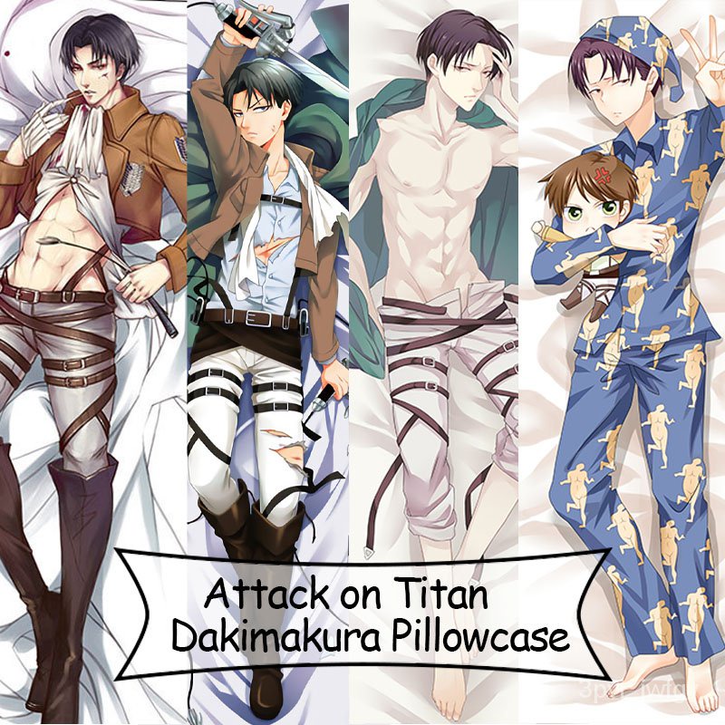 Levi ackerman body clearance pillow