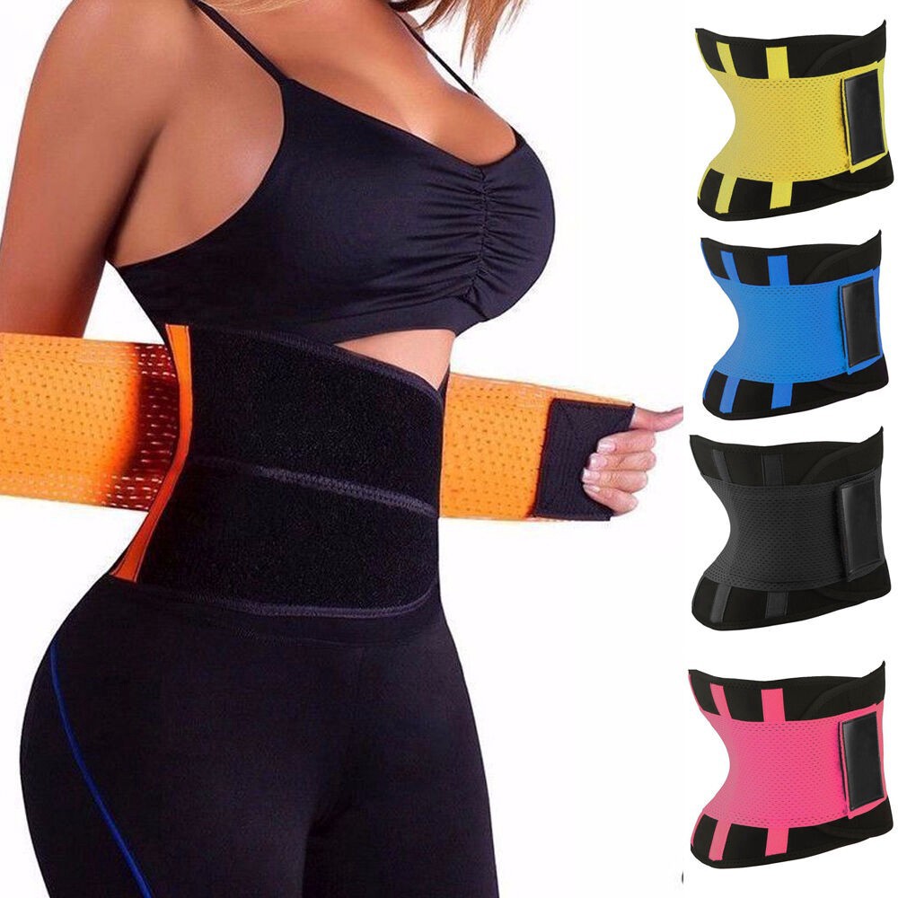 Waist Trainer Trimmer Weight Loss Women Men Sweat Thermo Wrap Body