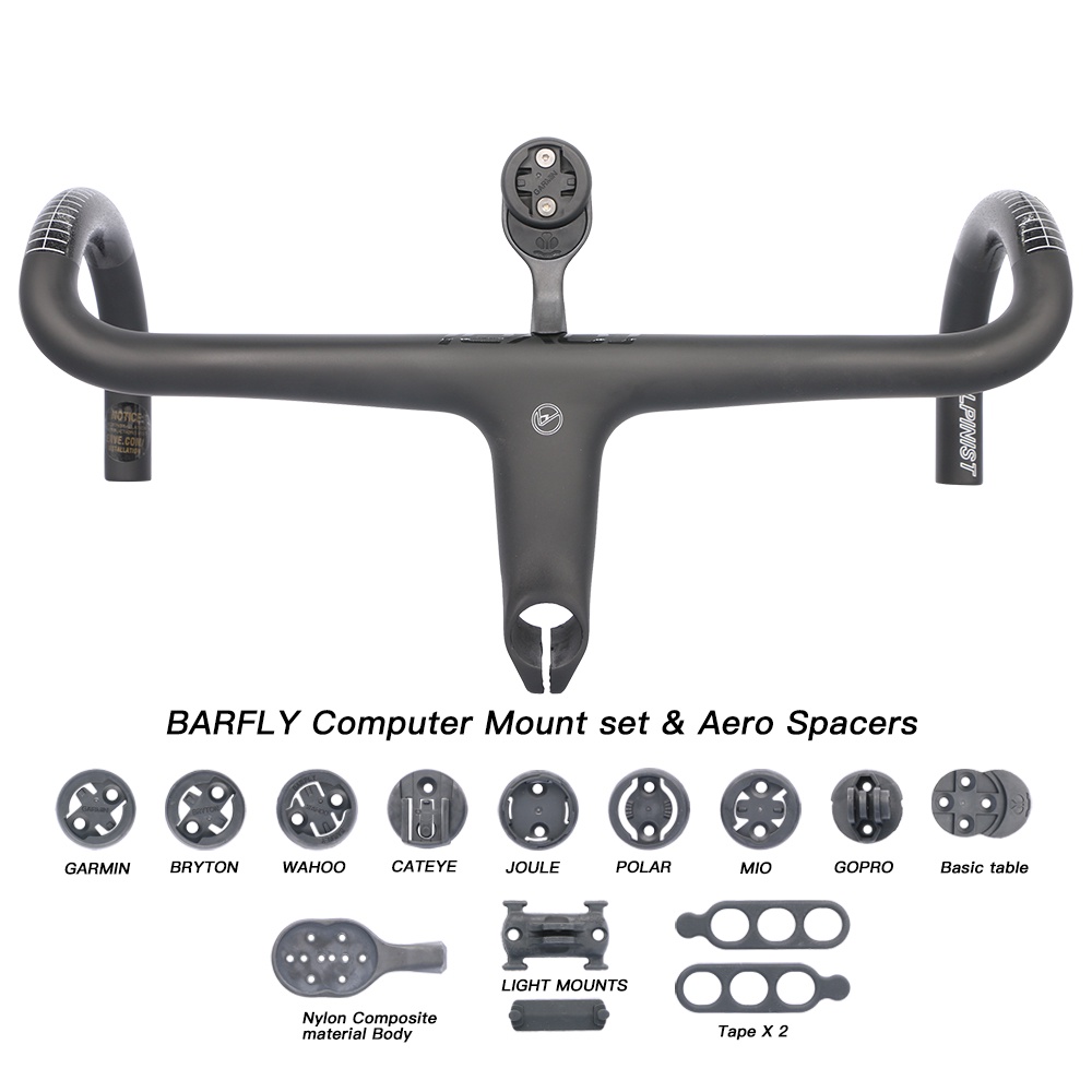 2022 Roval Alpinist Cockpit carbon fiber integrated Handlebar stem with  BARFLY computer mounts | Shopee Philippines