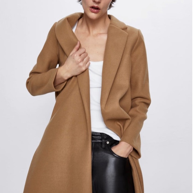 Zara basics cheap coat