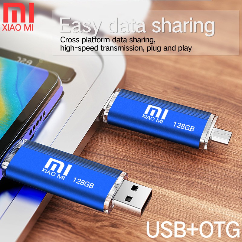 XIAOMI 128GB OTG USB Flash Drive Pendrive Android Drive Flashdisk Pen