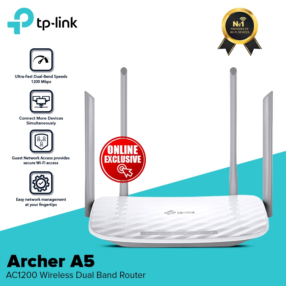 TPLink Wifi Router Archer A5 AC1200 Wifi Router Access Point