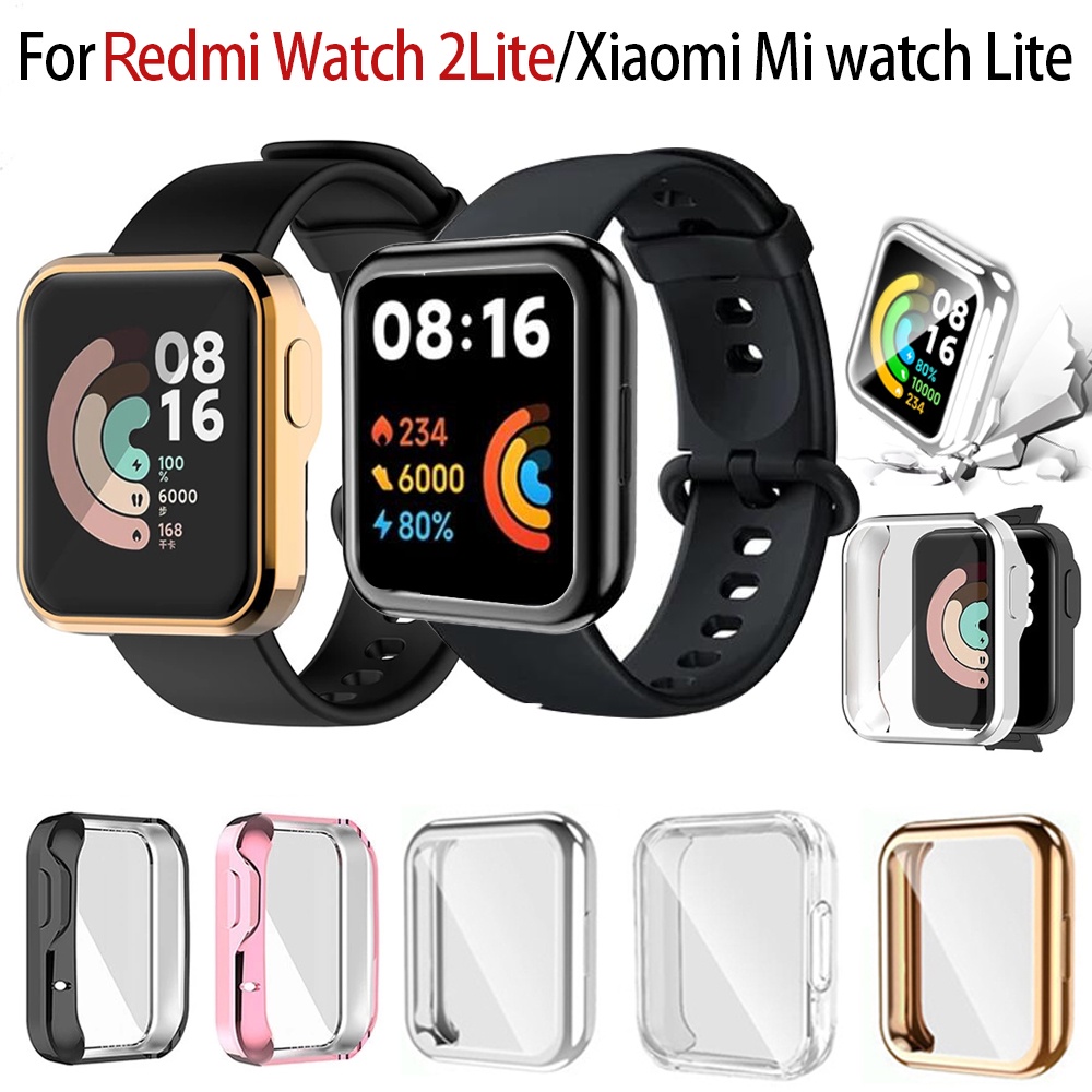 For Redmi Watch 3 TPU Full Cover Protective Electroplated Protector Case