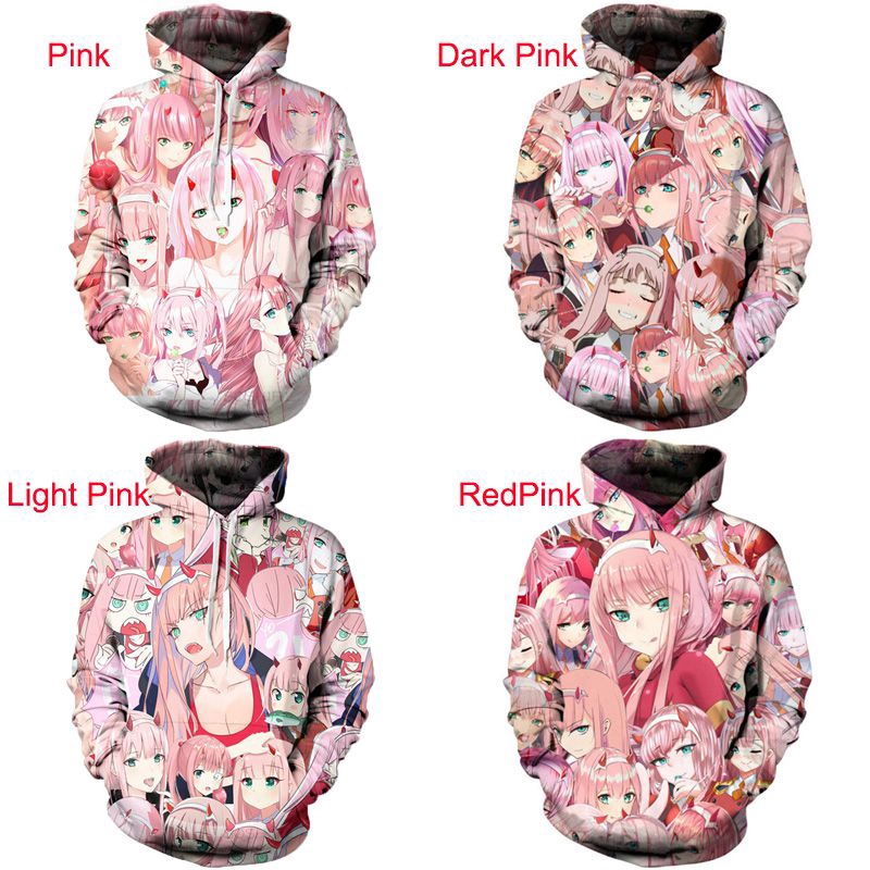 Japanese Anime DARLING In The FRANXX ZERO TWO Women Hoodie Jacket Shopee Philippines